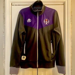 Toulouse FC - Kappa - Vintage - Zippered Warm Up Jacket RARE/NEW WITH TAGS - MED